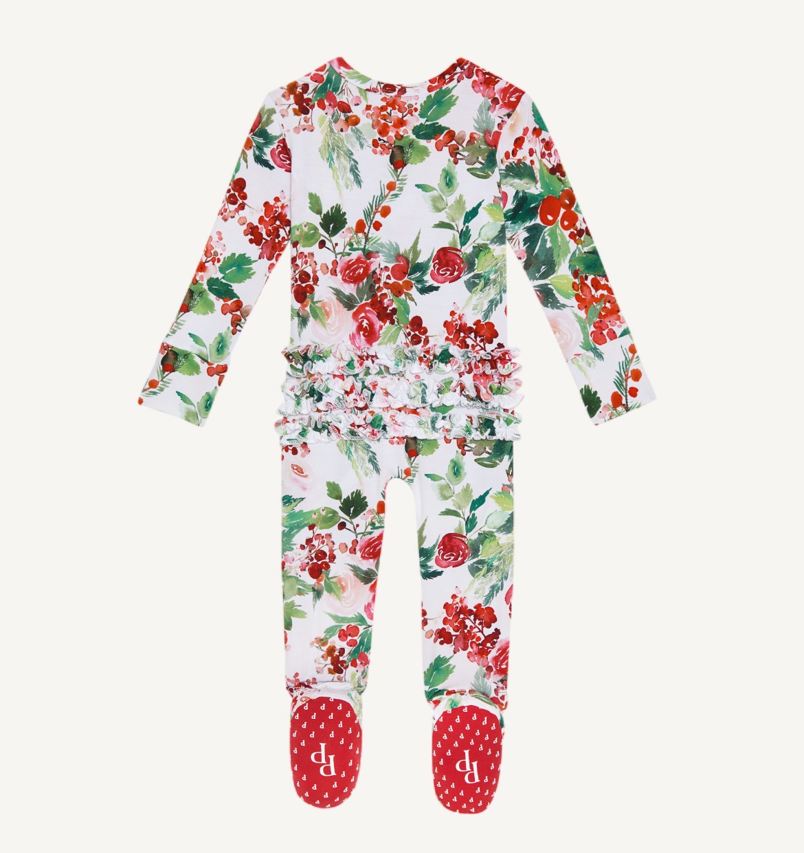 Posh Peanut Beatrix Ruffled Footie
